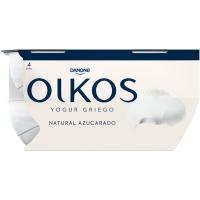 Yogur griego natural azucarado OIKOS, pack 4x110 g