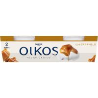 Iogurt grec de caramel OIKOS, pack 2x110 g