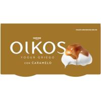 Iogurt grec de caramel OIKOS, pack 2x110 g