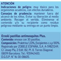 Insecticida eléctrico en pastilla EROSKI, recambio 30 uds.