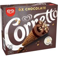 Corneto de xocolata CORNETTO, 6 u, caixa 360 g