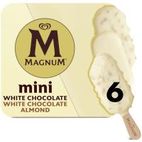 Bombón mini blanco mix MAGNUM, 6 uds, caja 267 g