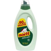Detergente delicado máquina NORIT, garrafa 1.215+90 ml
