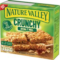 Barreta de civada-mel NATURE VALLEY, 5 u, caixa 210 g