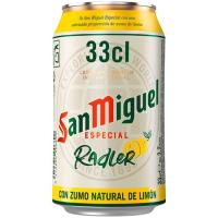 Cerveza Radler SAN MIGUEL, lata 33 cl