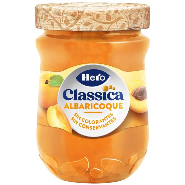 Confitura d`albercoc HERO CLASSICA, flascó 330 g