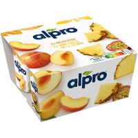 Preparat de soia-préssec-pinya ALPRO, pack 4x125 g