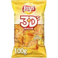 Snack sabor queso LAY`S Bugles 3D's, bolsa 100 g