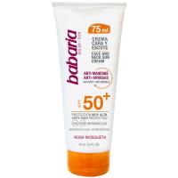 Crema facial solar rosa SPF50 BABARIA, tub 75 ml