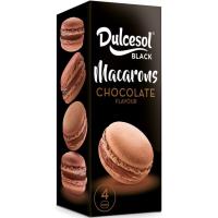 Macarón de xocolata DULCESOL, 4 uniu., caixa 80 g