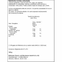 Salsitxa Frankfurt SCHARA, 12 u. sobre 140 g