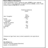 Huevo dinosaurio blanco SIMON COLL, 1 ud., 330 g