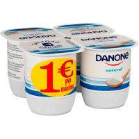 Danone Yogur sabores (fresa,coco,piña, mango) Pack 8 x 120 g