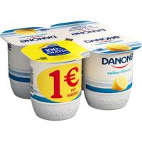 Iogurt sabor de llimona DANONE, pack 4x120 g