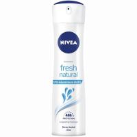 Desodorant Fresh Natural 0% alumini NIVEA, spray 150 ml