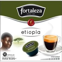 Café Etiopía compatible Dolce Gusto FORTALEZA, caja 10 uds
