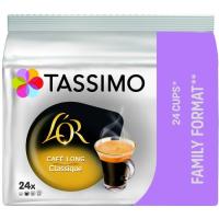 Café long classique TASSIMO L'OR, paquete 24 uds