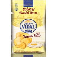 Patatas de huevo frito VICENTE VIDAL, bolsa 135 g