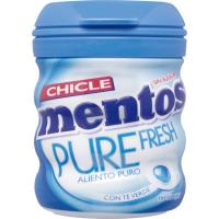 Chicle Gum de menta MENTOS, bote 60 g