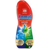 Lavavajillas máquina gel antigrasa SOMAT, botella 35 dosis