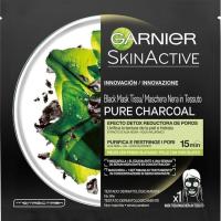 Mascarilla Tissue Black reduce poros SKIN ACTIVE, pack 1 ud