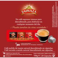 Cafè descafeïnat SAIMAZA, caixa 20 monodosis