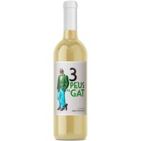 Vi blanc D.O Penedès TRES PEUS A EL GAT, ampolla 75 cl