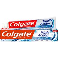 Dentífrico triple acción blanqueante COLGATE, tubo 75 ml