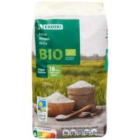 Arròs ecològic rodó EROSKI BIO, paquet 500 g