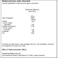 Alubia arrocina PEDRO LUIS, frasco 500 g