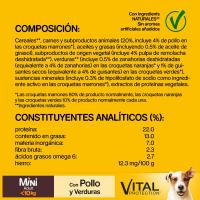 Aliment de pollastre-verd. gos mini adult PEDIGREE, sac 1,4 kg