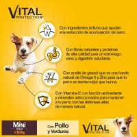 Alimento de pollo-verd. perro mini adulto PEDIGREE, saco 1,4 kg