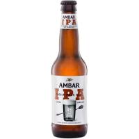 Cerveza IPA AMBAR, botellín 33 cl