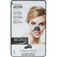 Tiras de nariz detox puntos negros IROHA, pack 5 uds.