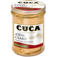 Atún claro en aceite de oliva CUCA, frasco 180 g