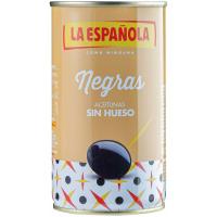 Olives negres sense os LA ESPAÑOLA, llauna 150 g