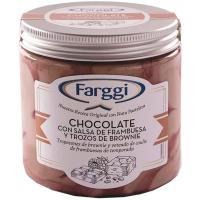 Chocolate salsa frambuesa brownie FARGGI, tarro 390 g