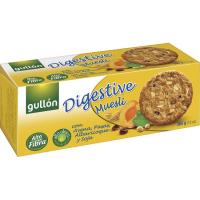 Galeta Digestive musli GULLON, caixa 365 g