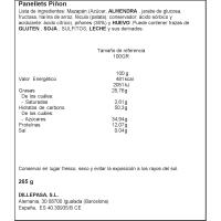 Panellets piñones MUSFI'S, 11 uds, bandeja 265 g