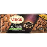 Xocolata 70% avellana VALOR, tauleta 250 g