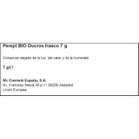 Perejil bio DUCROS, frasco 7 g