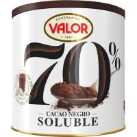 Cacau soluble negre 70% VALOR, llauna 300 g