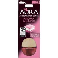 Ambientador cotxe aroma neta AURA, pack 1 u..