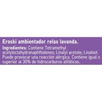 Ambientador pur lavanda EROSKI, spray 335 ml