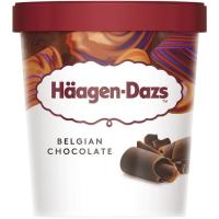 Helado crema de chocolate belga HAAGEN DAZS, tarrina 400 g
