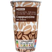 Cafè cappuccino EROSKI, got 250 ml