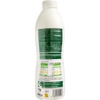 Yogur líquido 00% de piña EROSKI, botella 1 litro