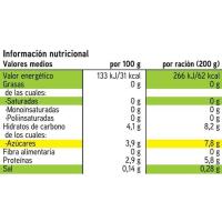 Yogur líquido 00% lima-limón EROSKI, botella 1 litro