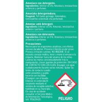 Amoniaco con detergente perfumado EROSKI, botella 1,5 litros