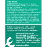 Amoníac amb detergent perfumat EROSKI, ampolla 1,5 litres